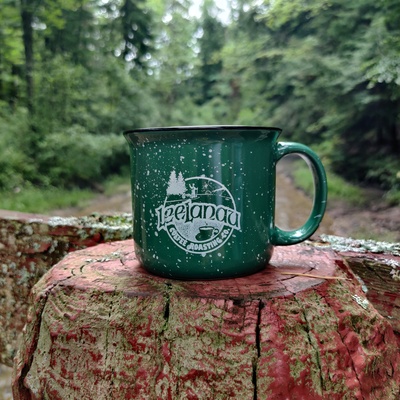 Green Campfire Mug
