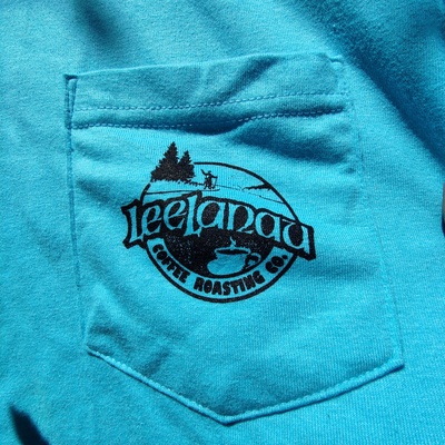 LCRC Pocket Logo Tee- Aqua Blue