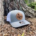 Grey LCRC Leather Logo Snapback Hat