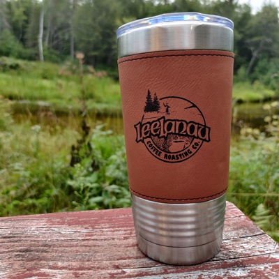 Polar Camel Leather Grip Travel Mug