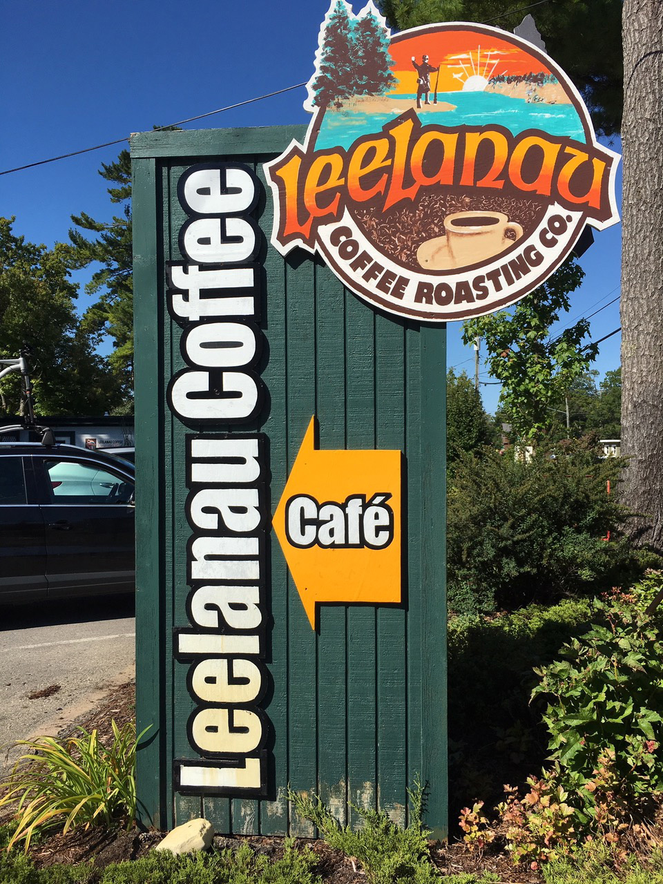 Leelanau Coffee Sign